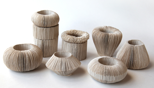 Kiff Slemmons, Bracelets. Cotton Agave handmade paper. Oaxaca, Mexico.