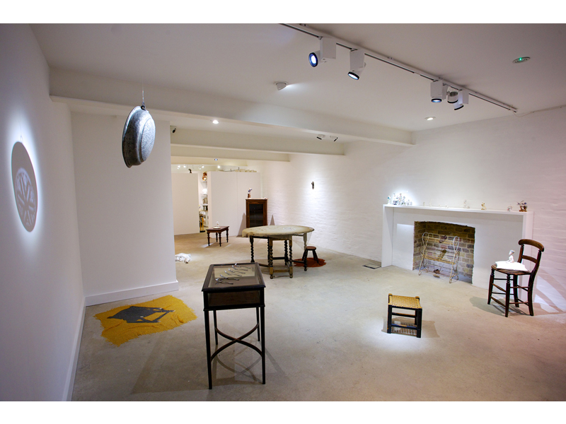 Exhibition view, Second Hand, First Hand: Caroline Broadhead & Maria Militsi, 2015, Marsden Woo Gallery, London, courtesy of Marsden Woo Gallery, photo: Philip Sayer 